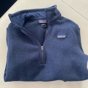PATAGONIA NAVY BLUE QUARTER ZIP
SIZE MEDIUM